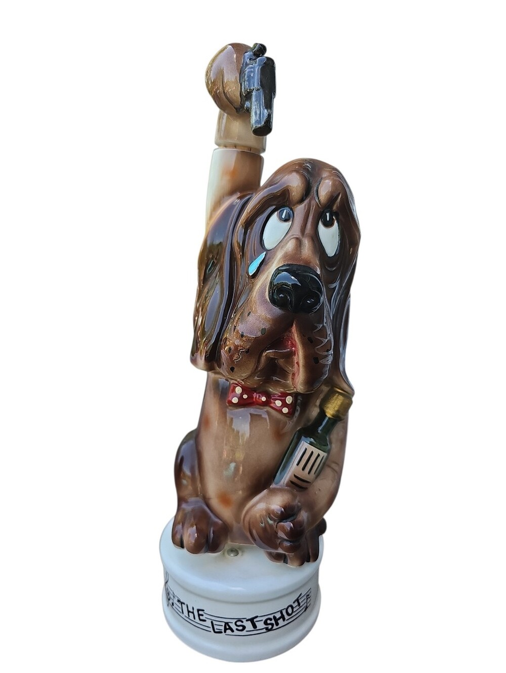 "The Last Shot" Vintage  Decanter - Music Box